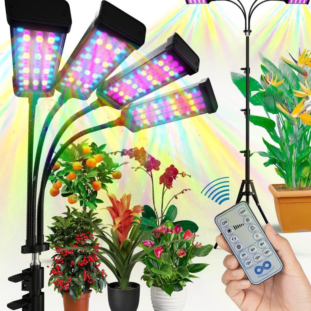 Everlasting Comfort Grow Lights for Indoor Plants Full Spectrum - LED Grow Light